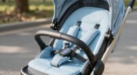 top magnetic buckle strollers