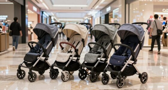 top narrow aisle strollers