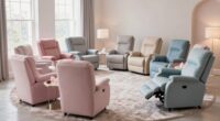top power recliner nursery chairs