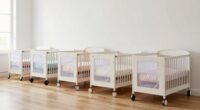 top premium wheeled mini cribs