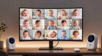top split screen baby monitors