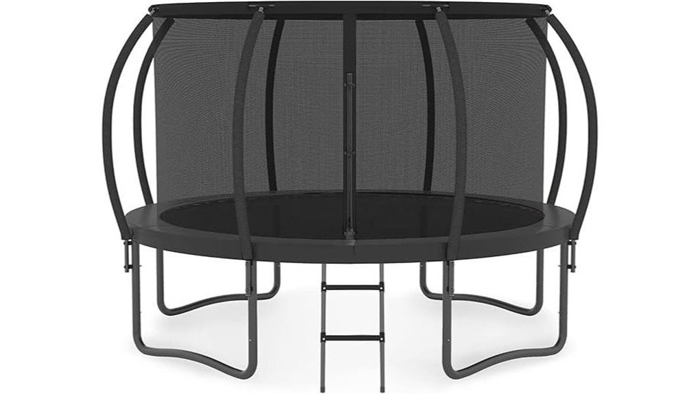 trampoline enclosure net size