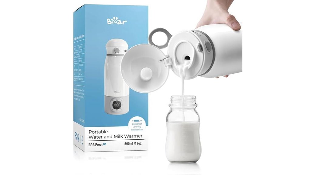 travel friendly baby bottle warmer