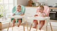 twin high chair sets