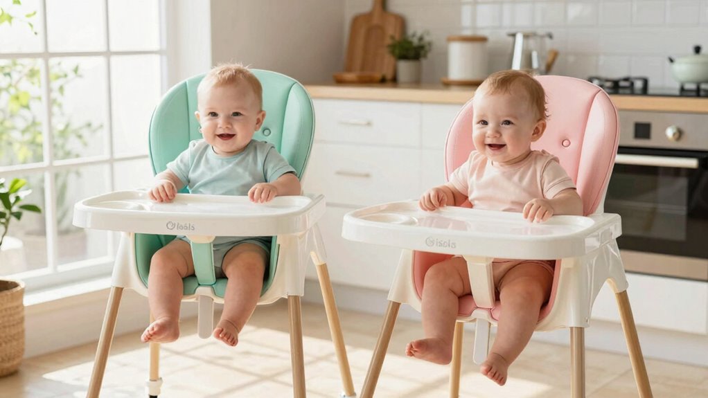 twin high chair sets