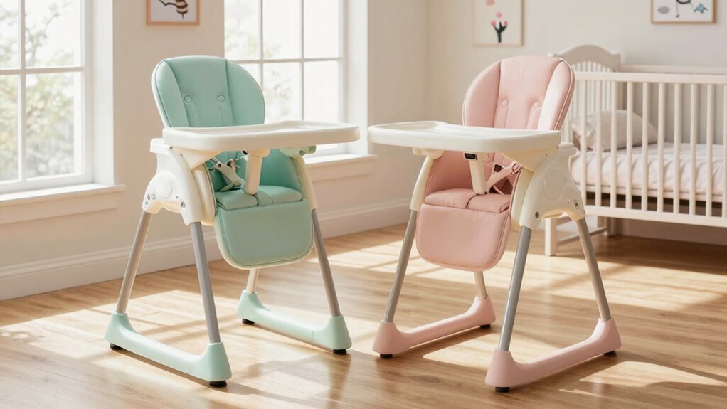 twin safe adjustable high chair