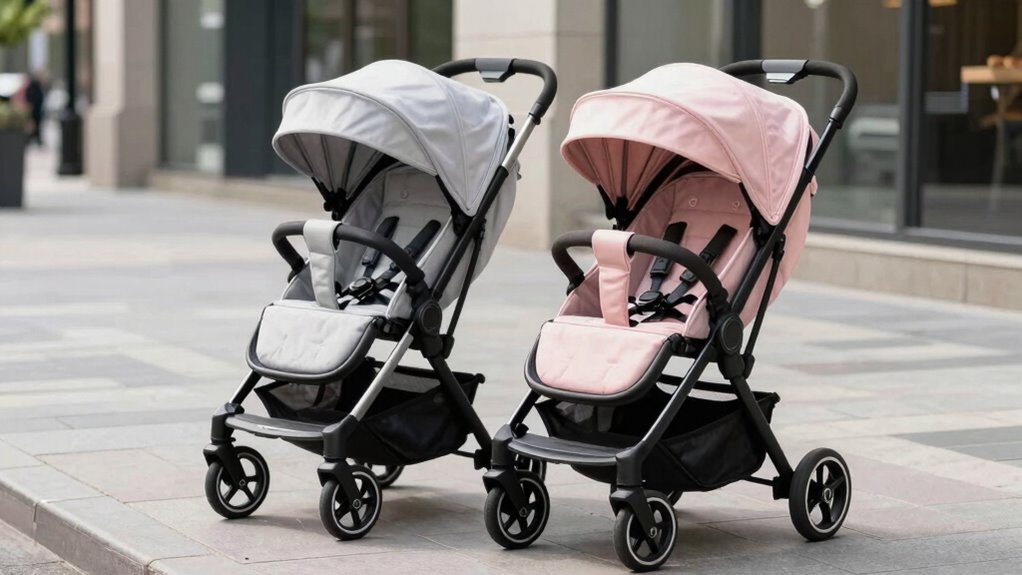 twin stroller safety features