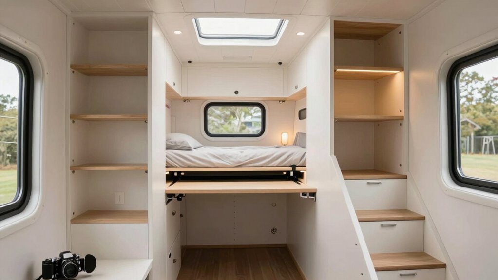 vertical hidden storage solutions