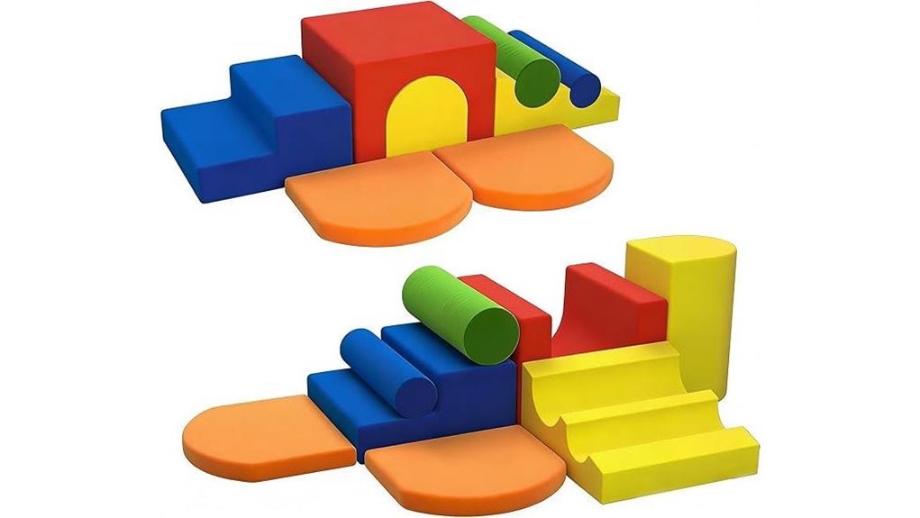 vibrant toddler foam play