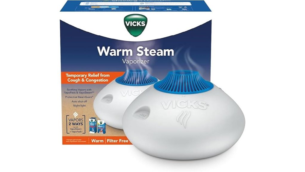 vicks warm steam vaporizer