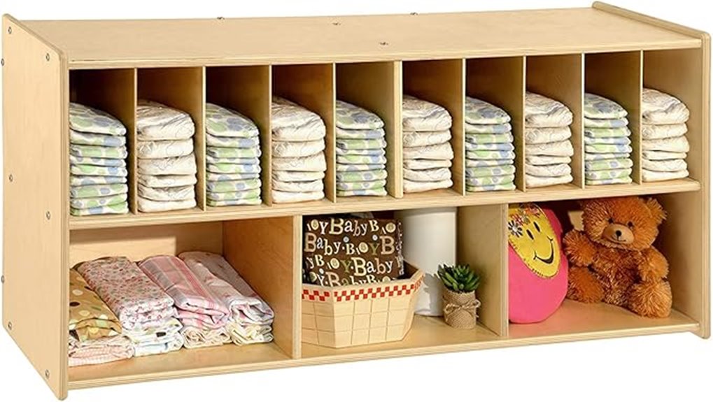 wall mounted diaper station