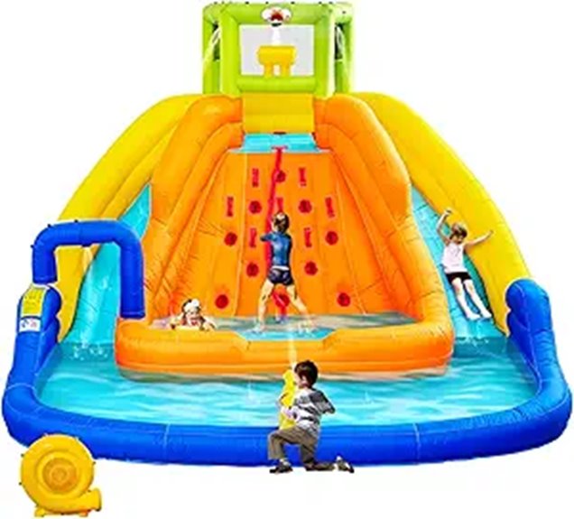 water slide bounce house