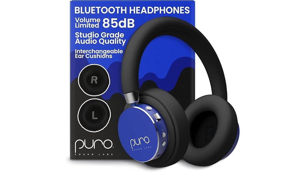 wireless headphones with volume limit