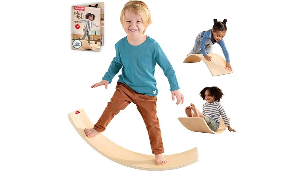 wooden balance board for kids
