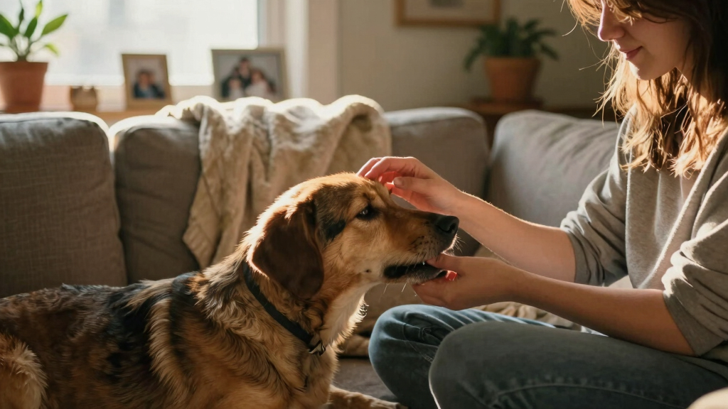 Why Does My Dog Nibble On Me? It's Canine For "I Love You," Actually