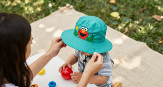 Sesame Street Character Sun Hats For Toddlers: All-Around Flap Styles